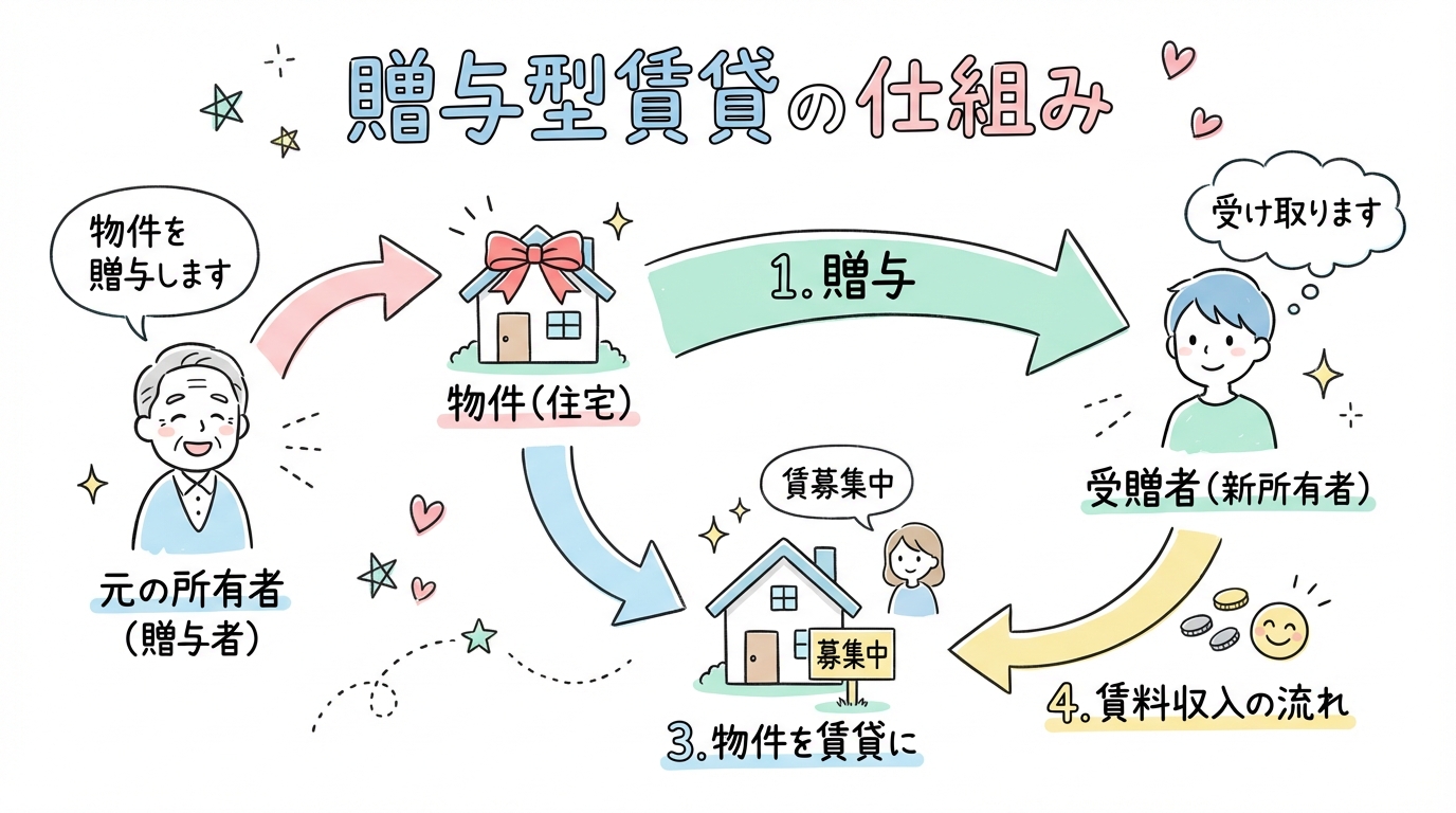 贈与型賃貸の仕組み グラレコ