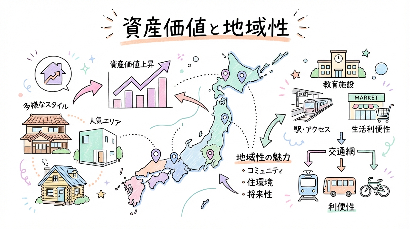 資産価値と地域性 グラレコ